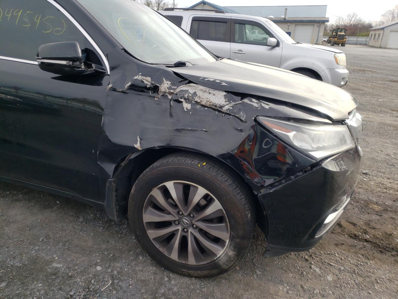 Photo 9 from auction – 2014 ACURA MDX with VIN 5FRYD4H22EB505517