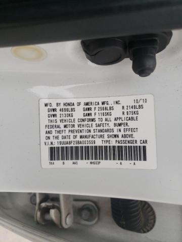 Photo 10 from auction – 2011 ACURA TL with VIN 19UUA8F25BA003559