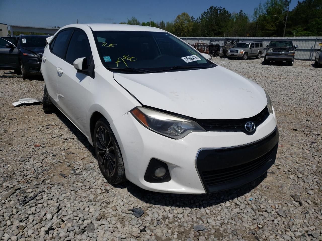 TOYOTA COROLLA L 2014 with VIN 2T1BURHE0EC048693 - Photo from auction