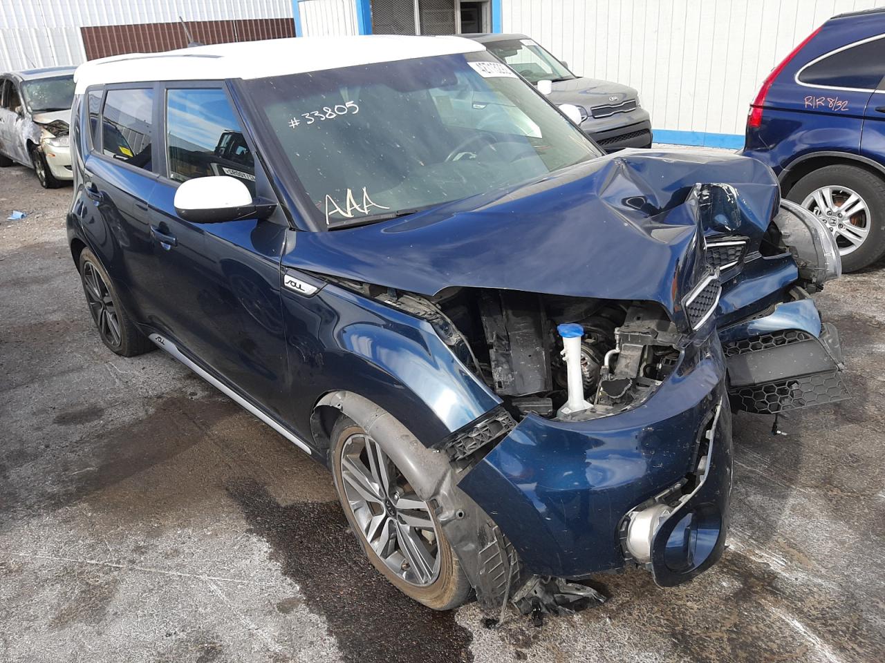KIA SOUL + 2018 с VIN KNDJP3A57J7621871 - Фото с аукциона