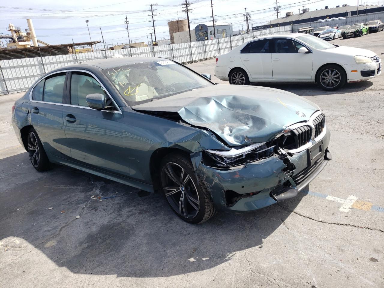 BMW 330I 2021 with VIN 3MW5R1J08M8B70471 - Photo from auction