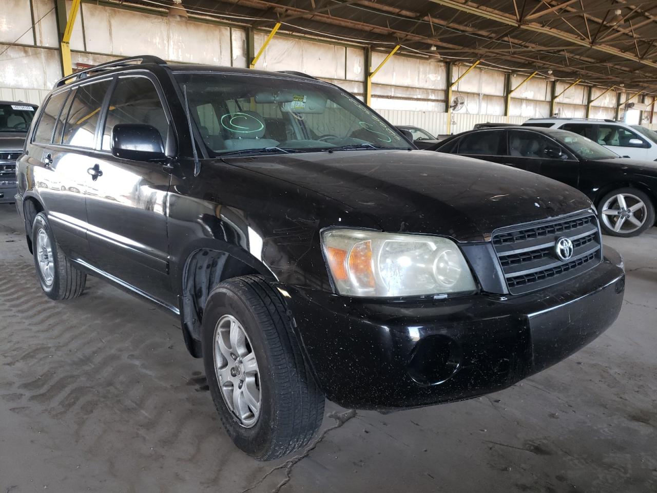 TOYOTA HIGHLANDER 2001 with VIN JTEHF21A310006165 - Photo from auction