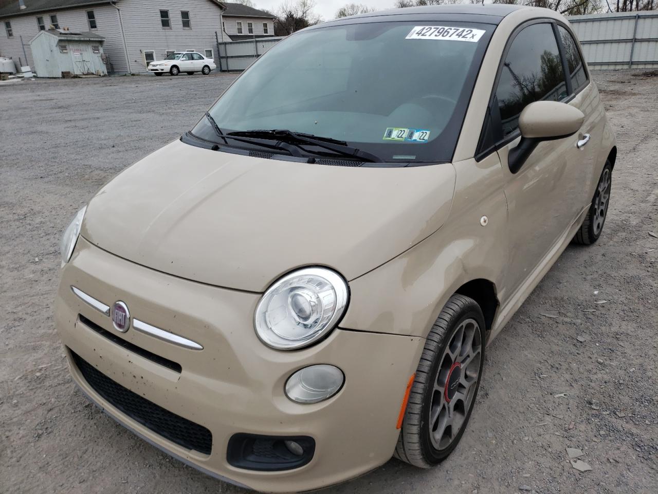 Photo 9 from auction – 2012 FIAT 500 SPORT with VIN 3C3CFFBR5CT233538