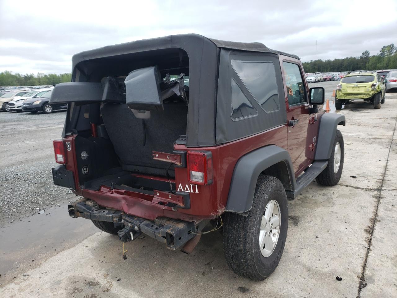 Photo 4 from auction – 2007 JEEP WRANGLER X with VIN 1J4FA24157L109739