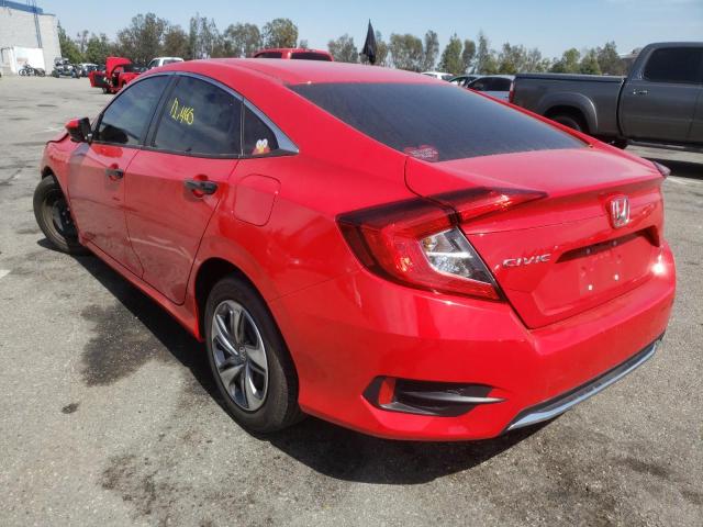 Photo 3 from auction – 2019 HONDA CIVIC LX with VIN 2HGFC2F65KH542445