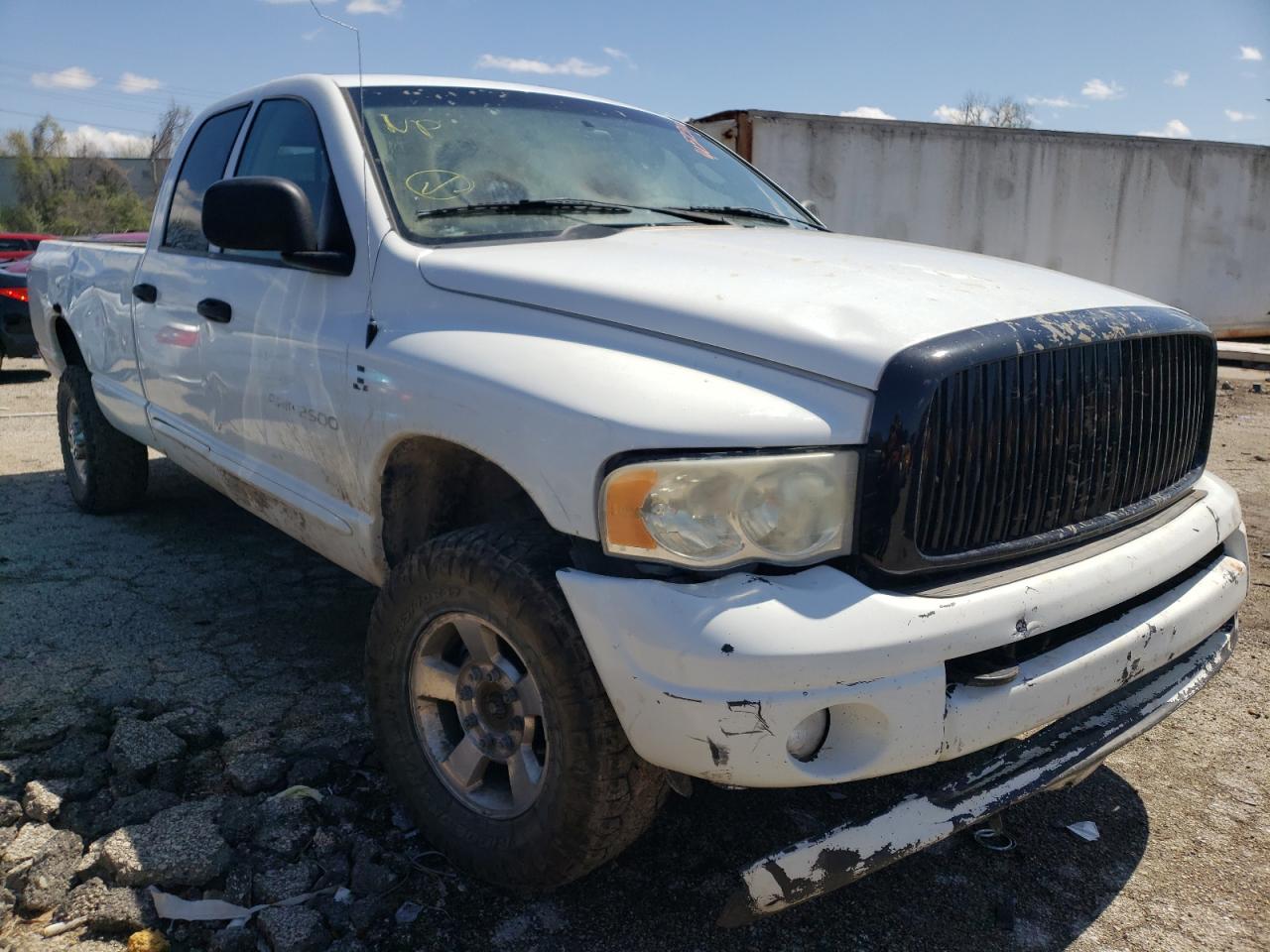 DODGE RAM 2500 S 2005 with VIN 3D7KS28C35G721306 - Photo from auction