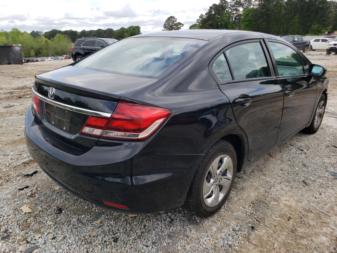 Photo 4 from auction – 2014 HONDA CIVIC LX with VIN 19XFB2F52EE227272
