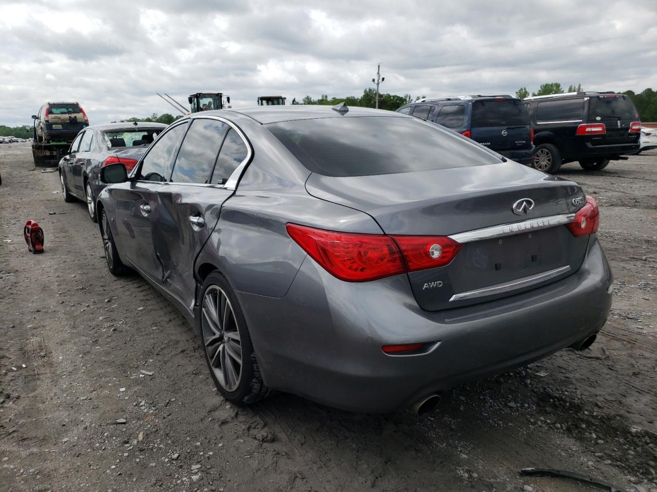 Photo 3 from auction – 2014 INFINITI Q50 BASE with VIN JN1BV7AR4EM692427