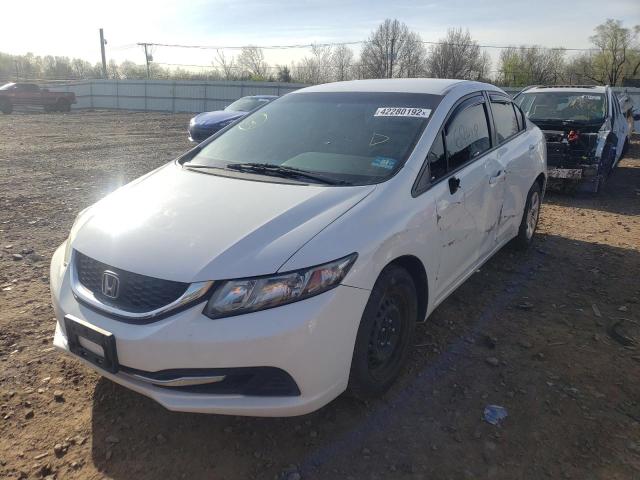 Photo 2 from auction – 2013 HONDA CIVIC LX with VIN 2HGFB2F57DH583933