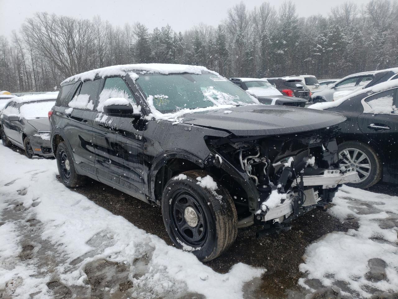FORD EXPLORER P 2021 with VIN 1FM5K8AB8MGA86911 - Photo from auction