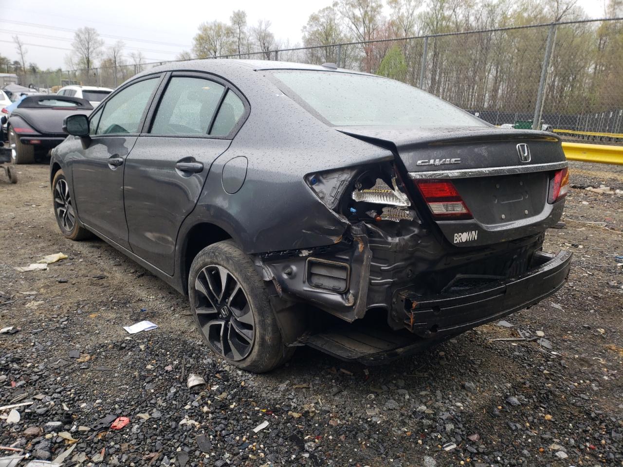 Photo 3 from auction – 2013 HONDA CIVIC EXL with VIN 19XFB2F91DE012161