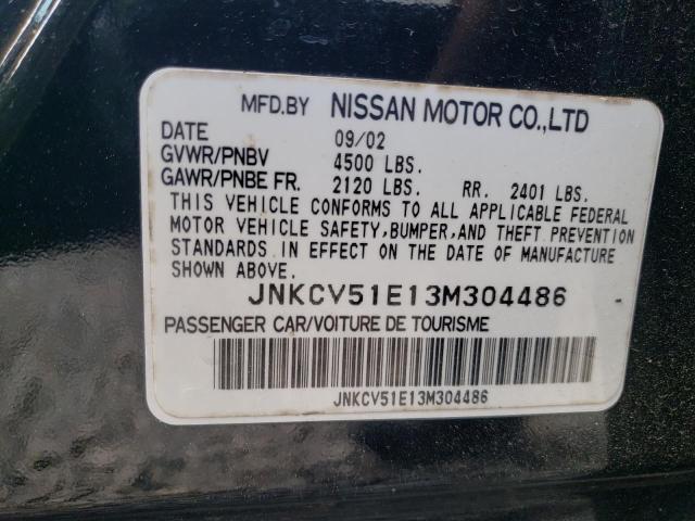 Photo 10 from auction – 2003 INFINITI G35 with VIN JNKCV51E13M304486