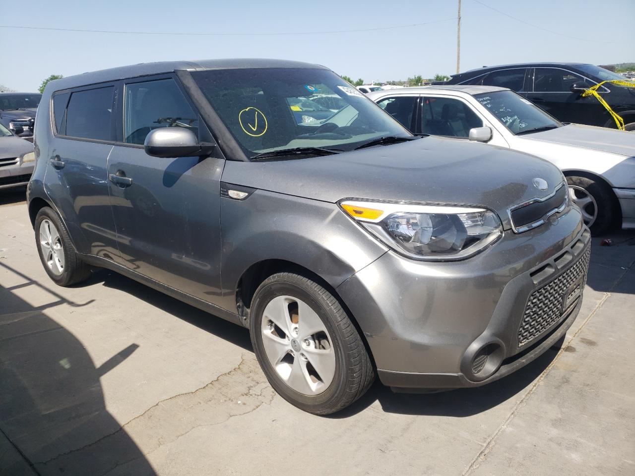 KIA SOUL 2014 with VIN KNDJN2A23E7011347 - Photo from auction