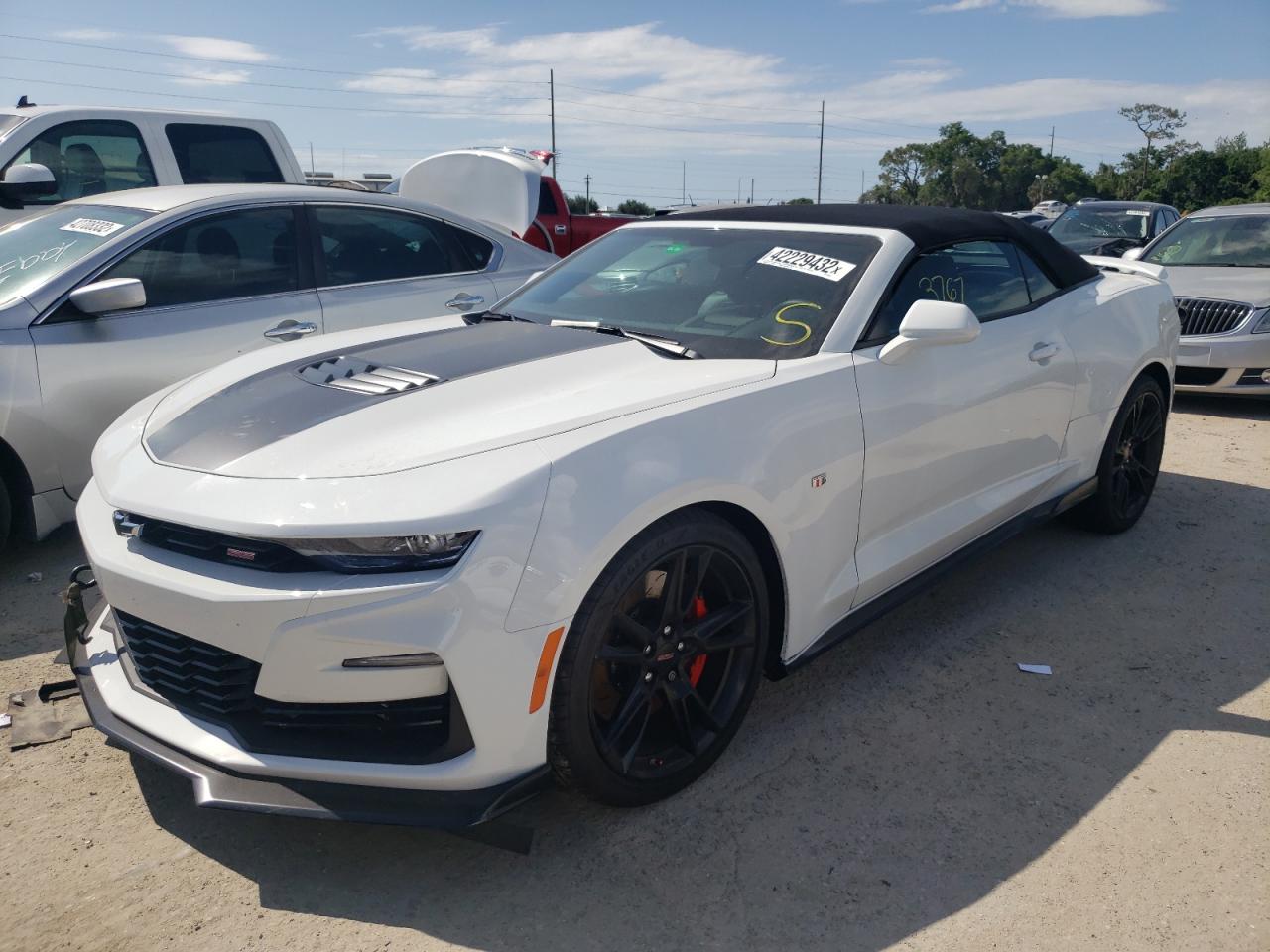 Photo 2 from auction – 2022 CHEVROLET CAMARO SS with VIN 1G1FH3D73N0100699
