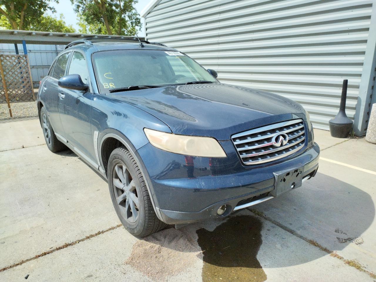 INFINITI FX35 2007 with VIN JNRAS08W07X204709 - Photo from auction