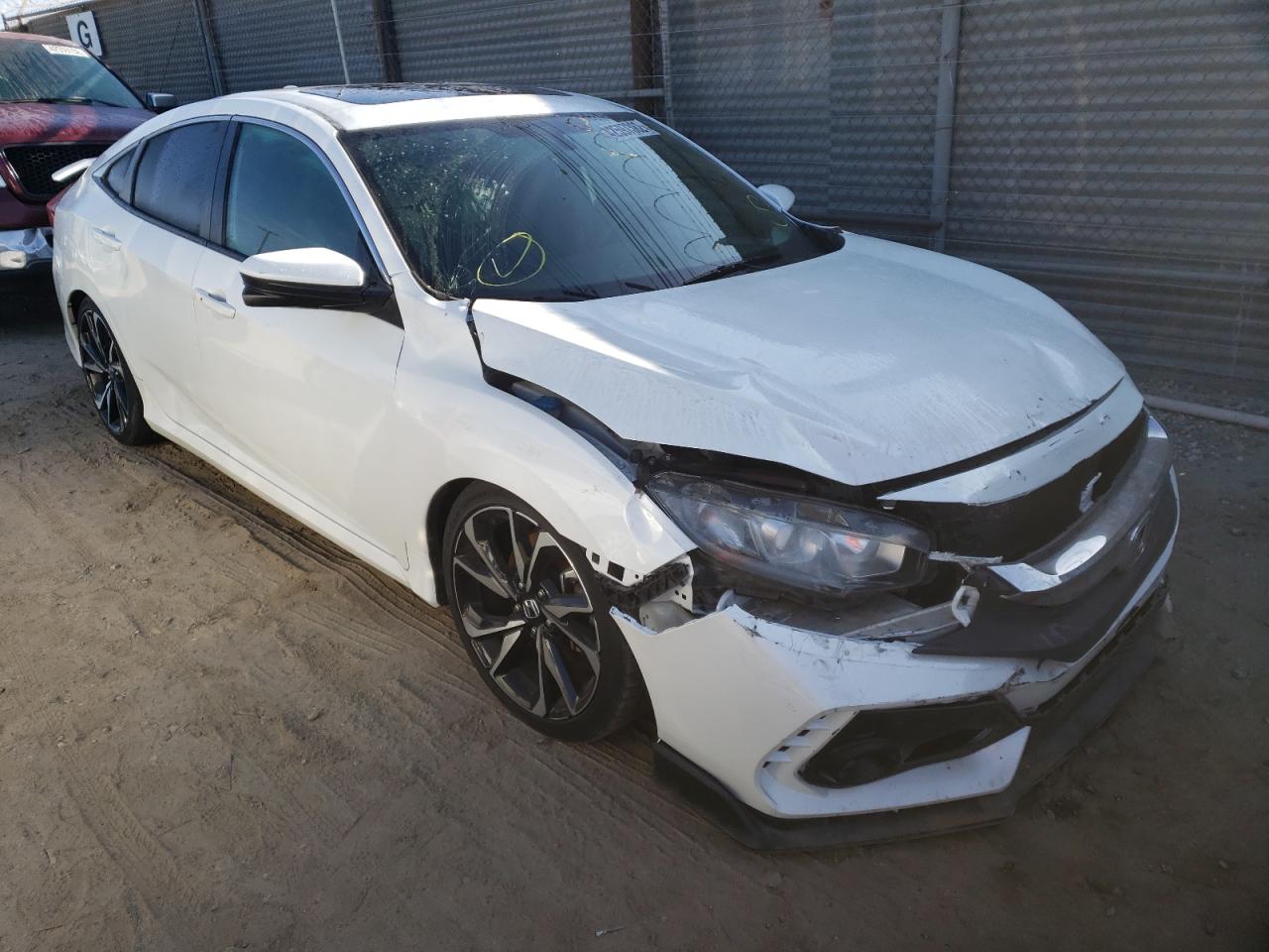 HONDA CIVIC SI 2018 with VIN 2HGFC1E52JH702010 - Photo from auction