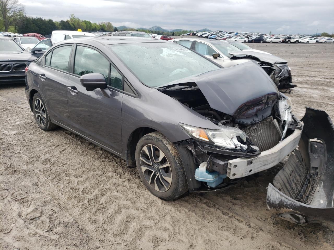 Photo 1 from auction – 2014 HONDA CIVIC EX with VIN 2HGFB2F81EH535257
