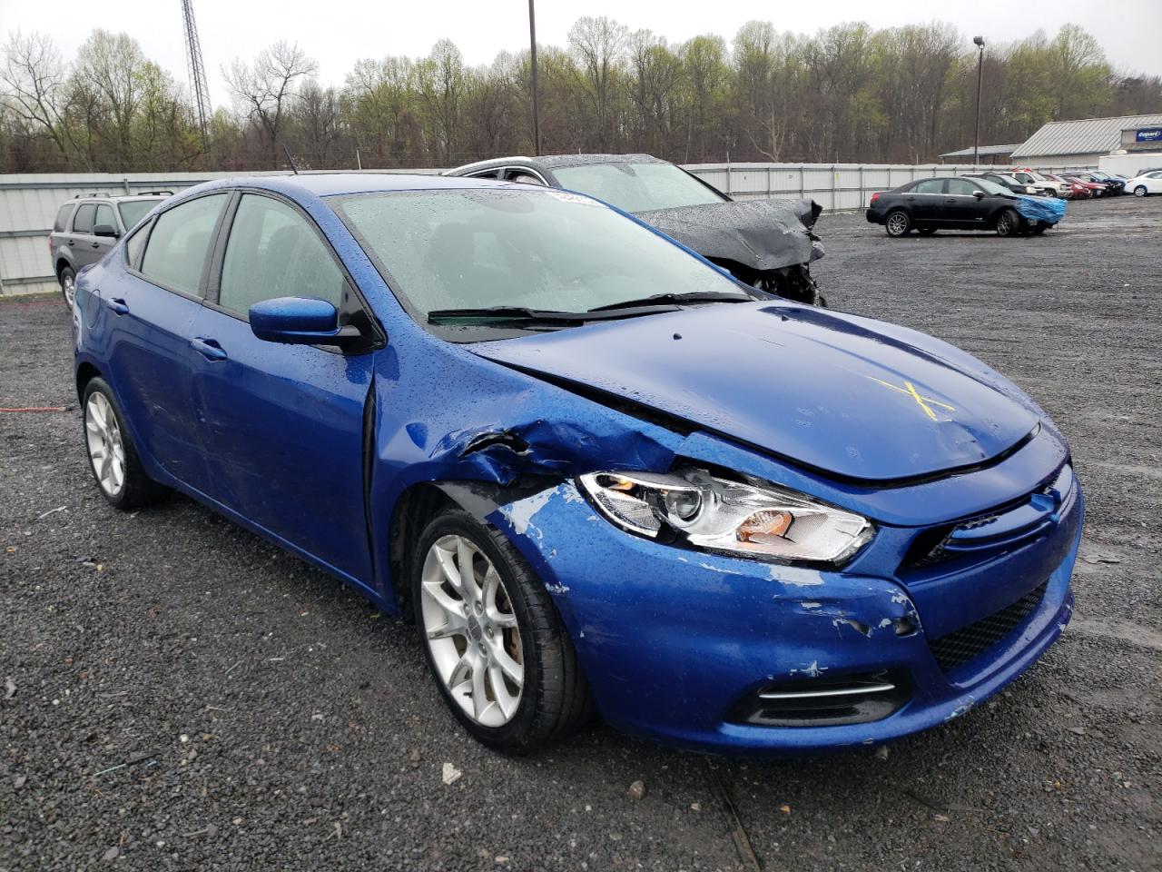 DODGE DART SXT 2013 with VIN 1C3CDFBA2DD154917 - Photo from auction