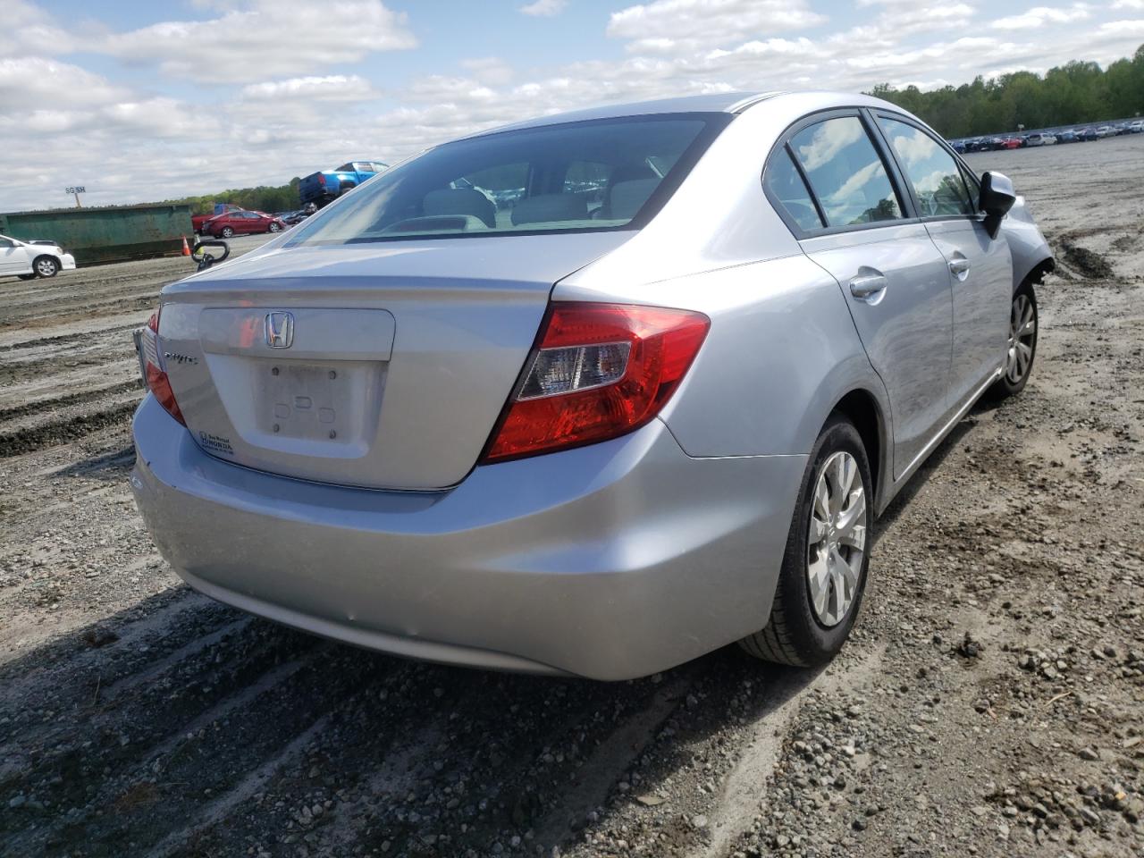 Photo 4 from auction – 2012 HONDA CIVIC LX with VIN 19XFB2F58CE093218