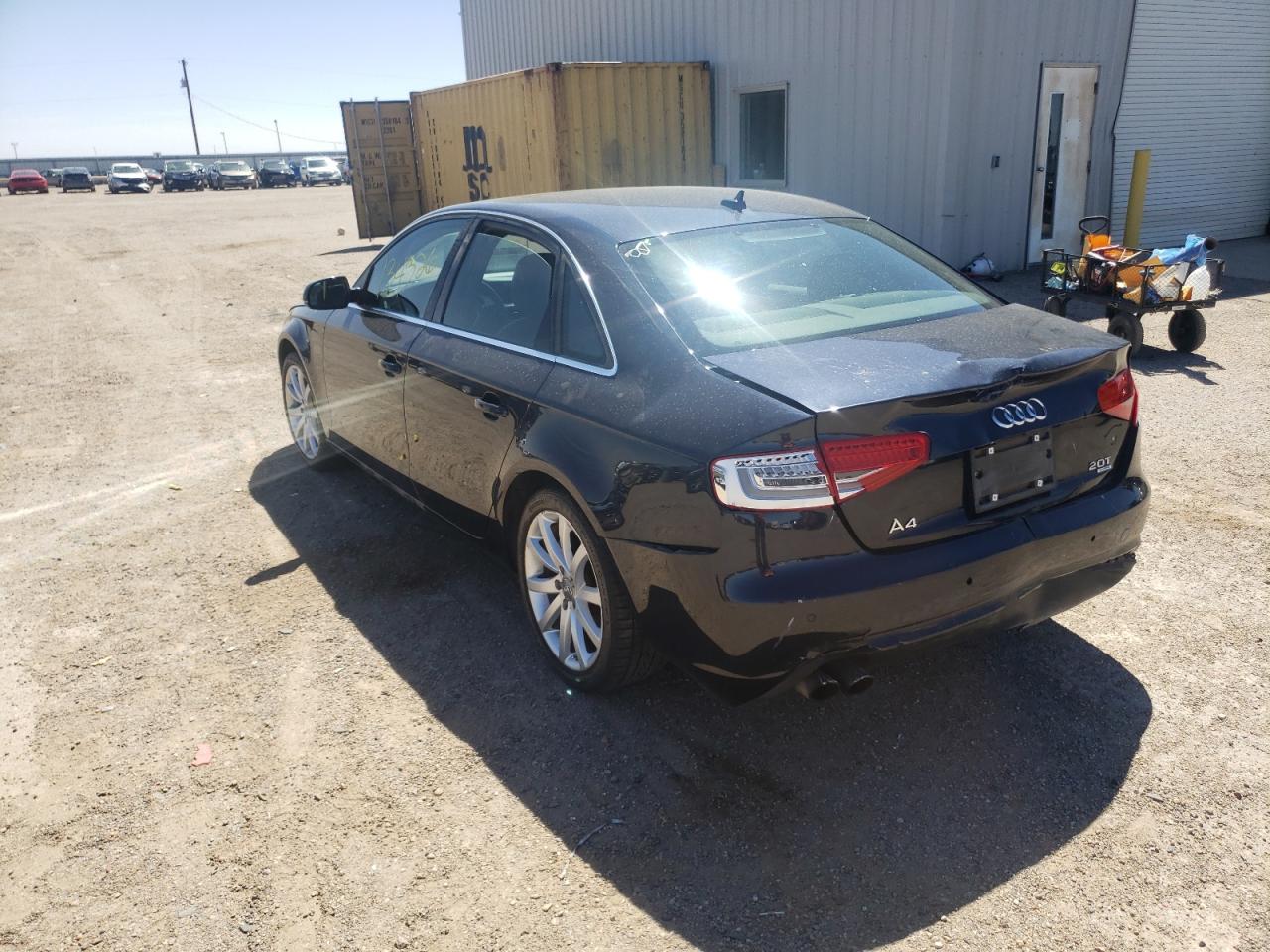 Photo 3 from auction – 2013 AUDI A4 PREMIUM with VIN WAUFFAFL2DN027271