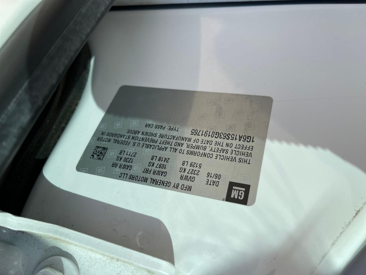Photo 10 from auction – 2016 CADILLAC CTS-V with VIN 1G6A15S63G0191765