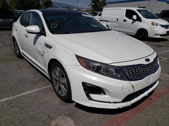 KIA OPTIMA HYB 2016 with VIN KNAGN4ADXG5093483 - Photo from auction