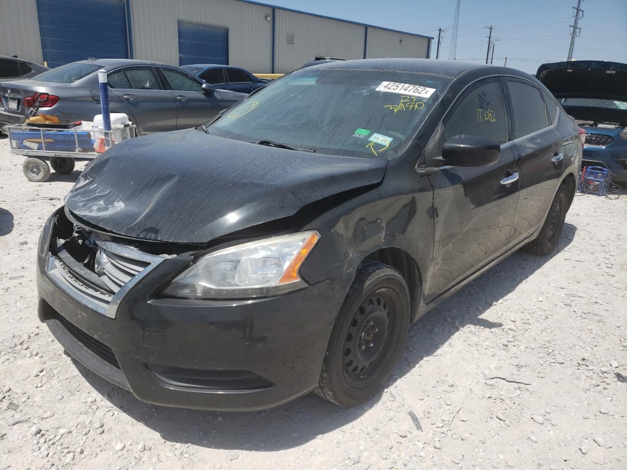 Photo 2 from auction – 2014 NISSAN SENTRA S with VIN 3N1AB7AP8EY329550