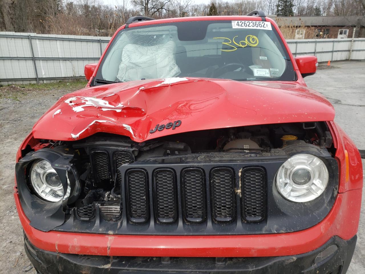 Photo 7 from auction – 2017 JEEP RENEGADE L with VIN ZACCJBBB2HPG08502