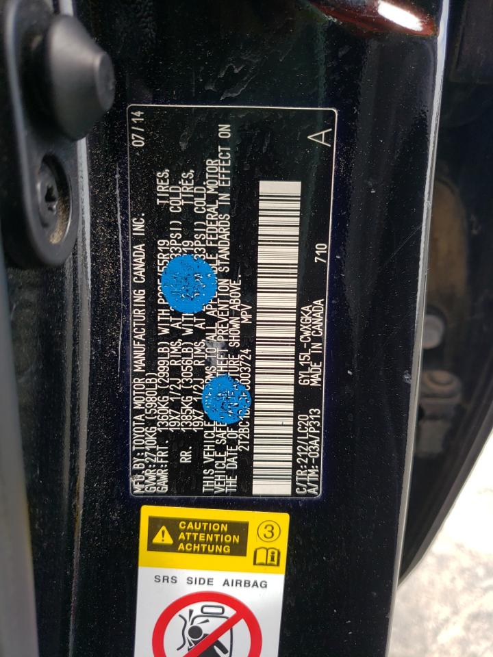 Photo 10 from auction – 2015 LEXUS RX 450H with VIN 2T2BC1BA3FC003724