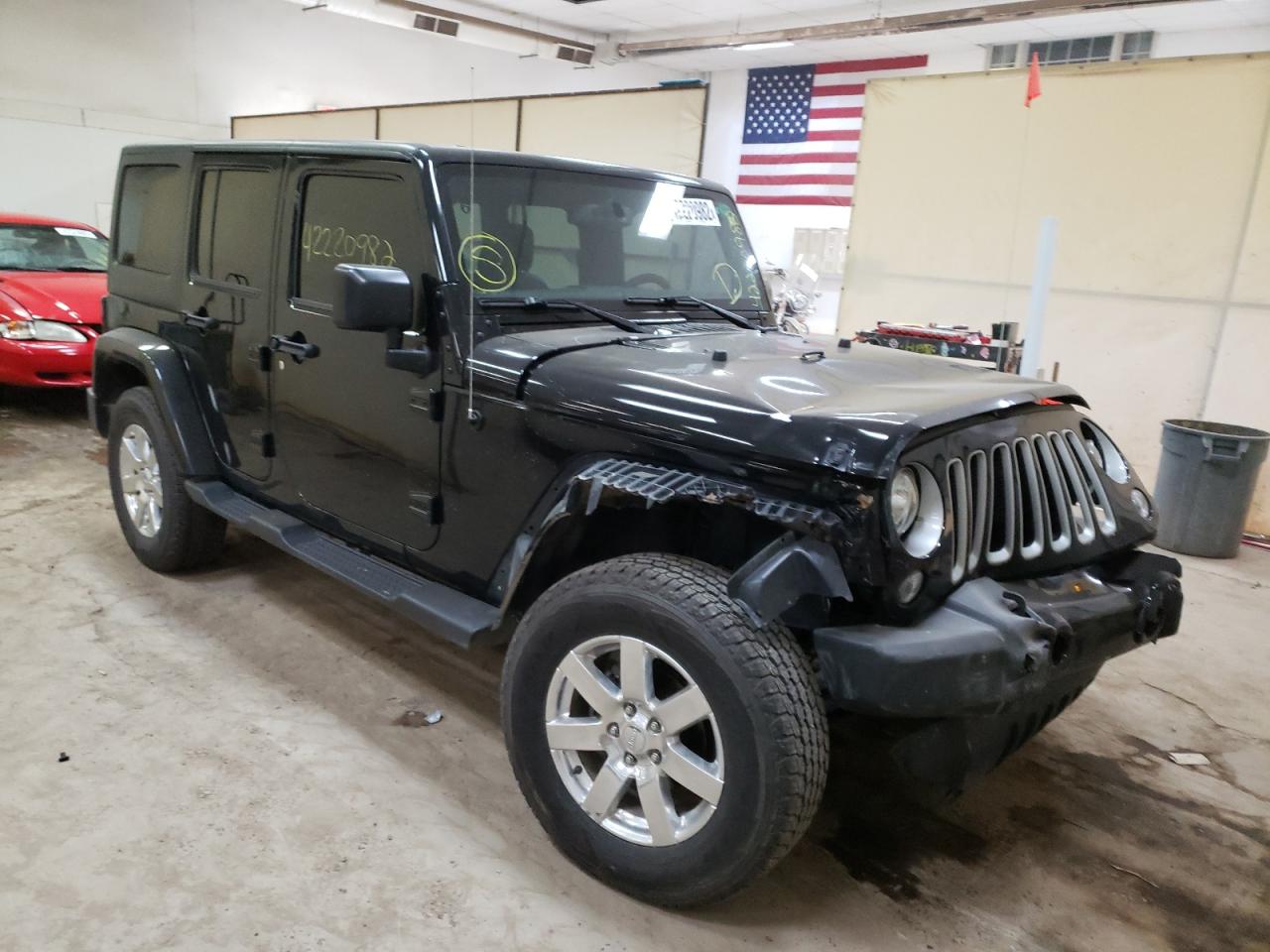 JEEP WRANGLER U 2017 with VIN 1C4BJWEG7HL518065 - Photo from auction