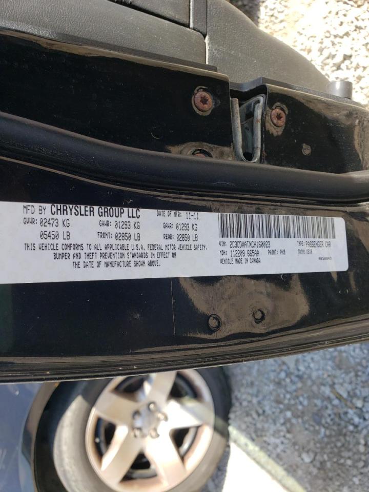 Photo 10 from auction – 2012 DODGE CHARGER PO with VIN 2C3CDXATXCH160023