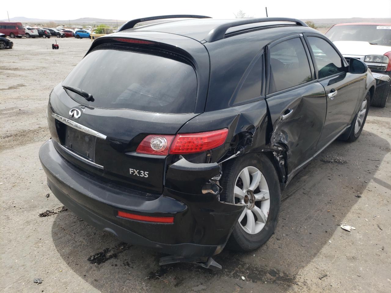 Photo 4 from auction – 2004 INFINITI FX35 with VIN JNRAS08W74X222104