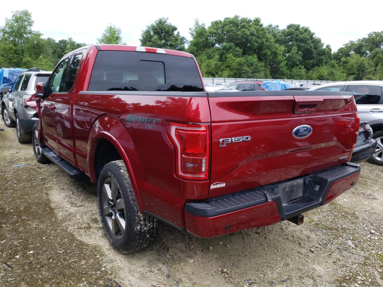 Photo 3 from auction – 2016 FORD F-150 with VIN 1FTFX1EF2GFD57938