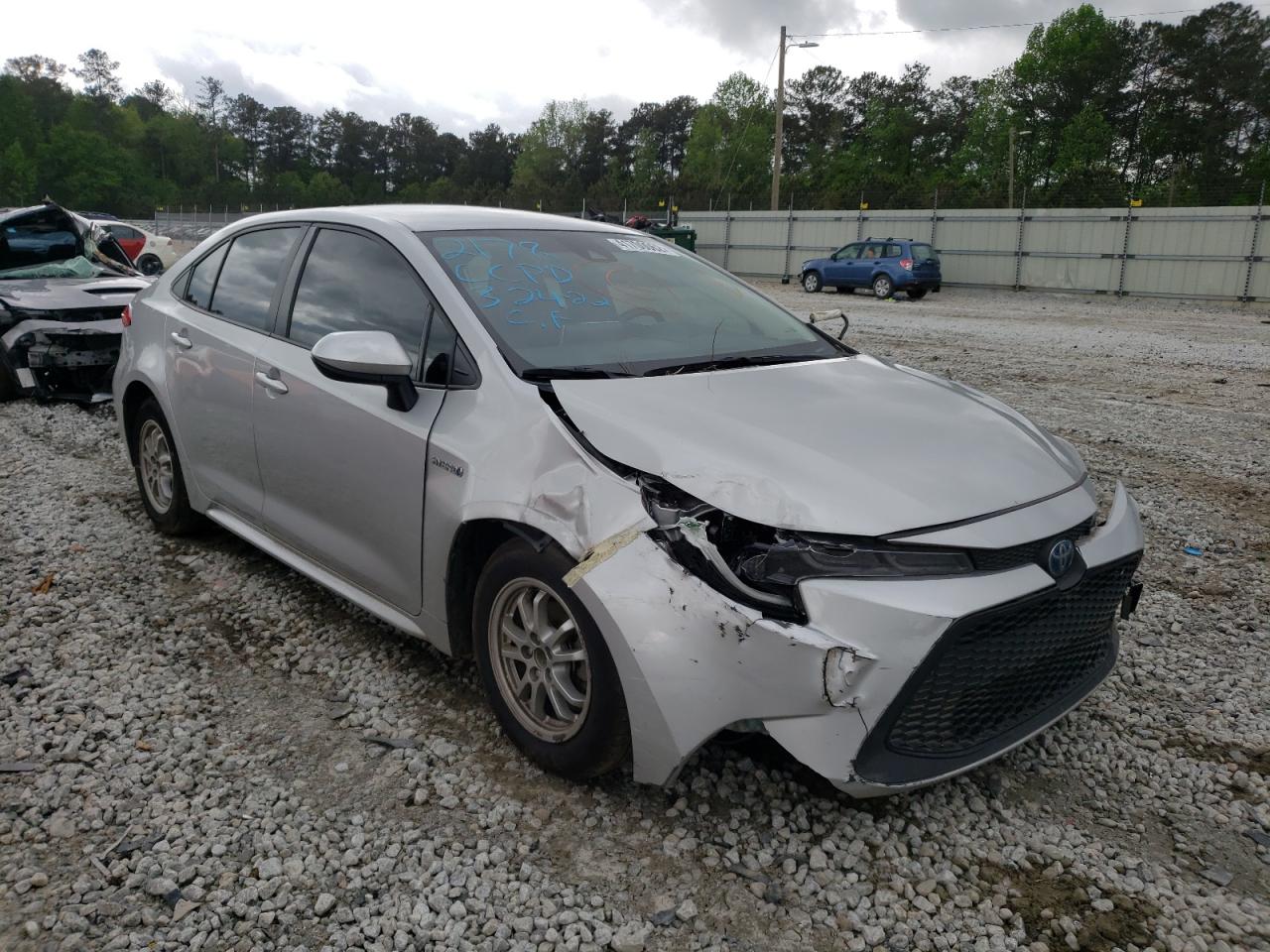 Photo 1 from auction – 2020 TOYOTA COROLLA LE with VIN JTDEBRBE0LJ002178