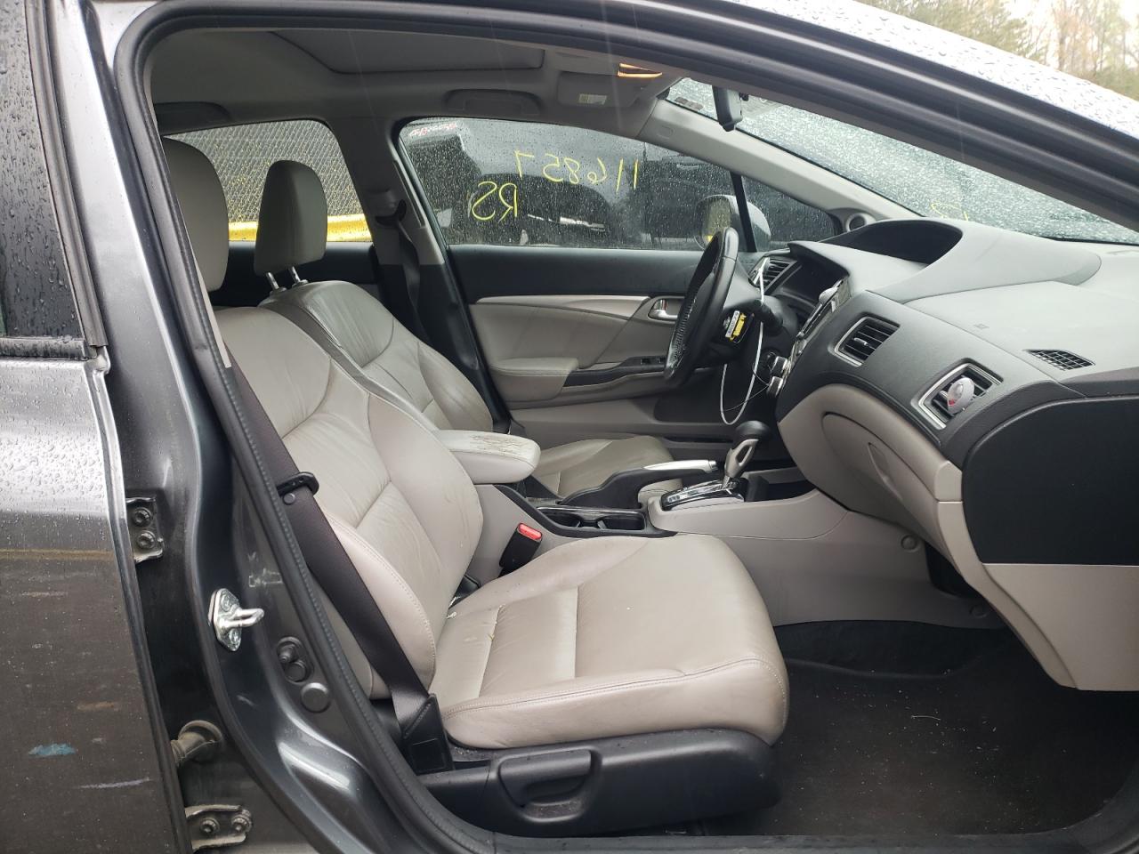 Photo 5 from auction – 2013 HONDA CIVIC EXL with VIN 19XFB2F91DE012161
