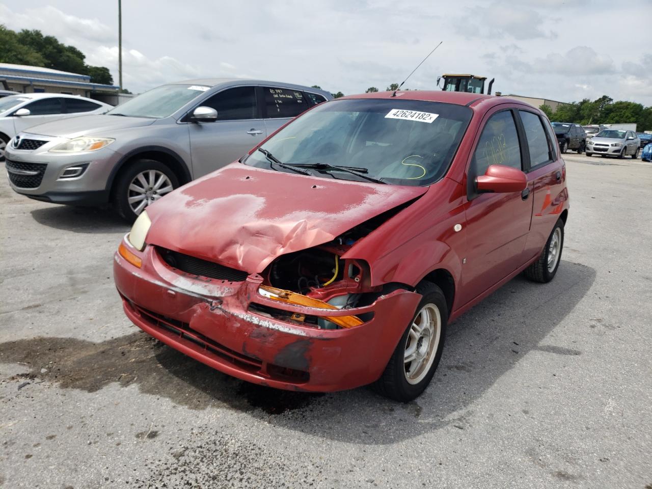 Photo 2 from auction – 2008 CHEVROLET AVEO BASE with VIN KL1TD66658B081892
