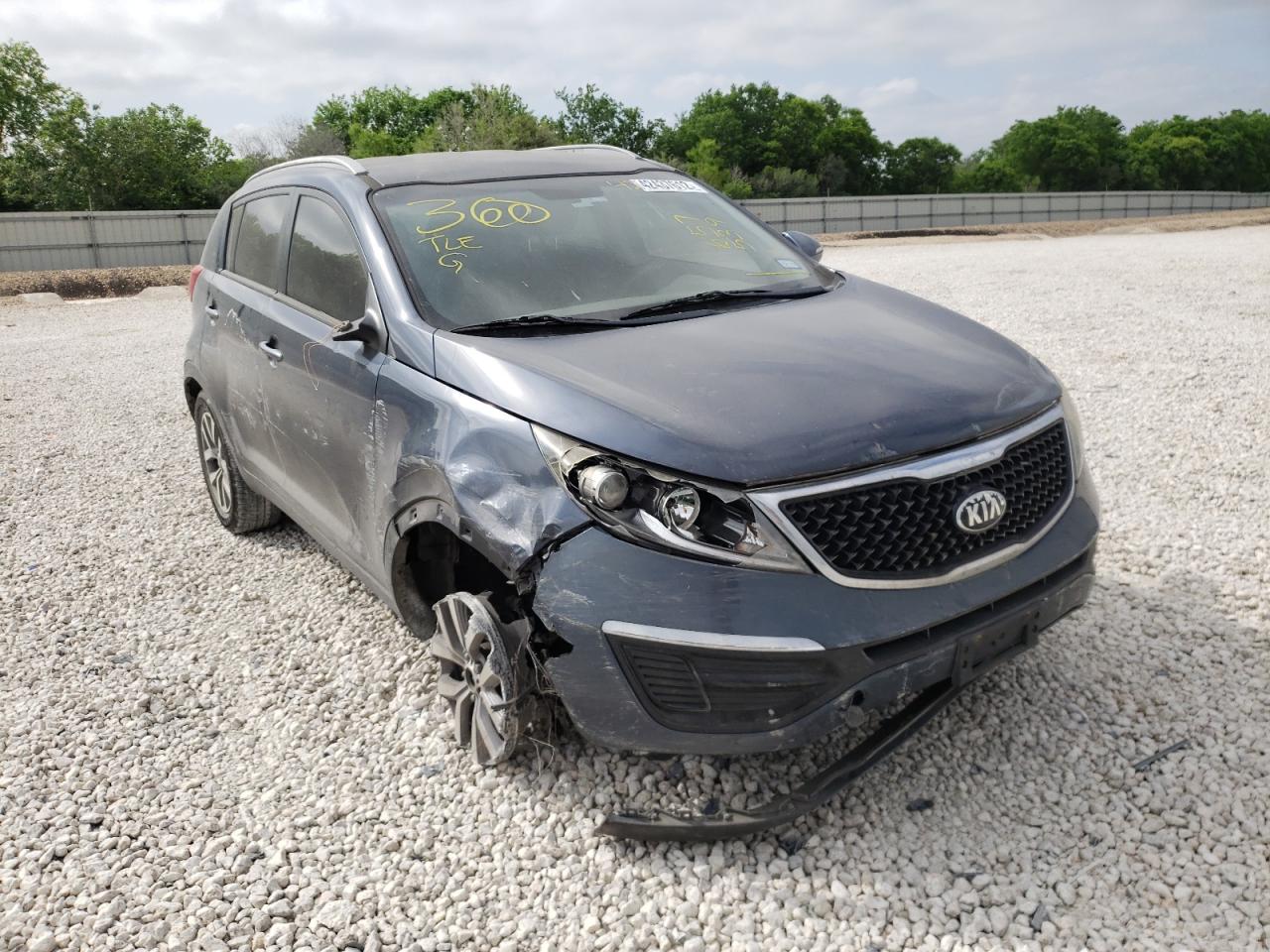 KIA SPORTAGE B 2014 with VIN KNDPB3AC7E7657539 - Photo from auction