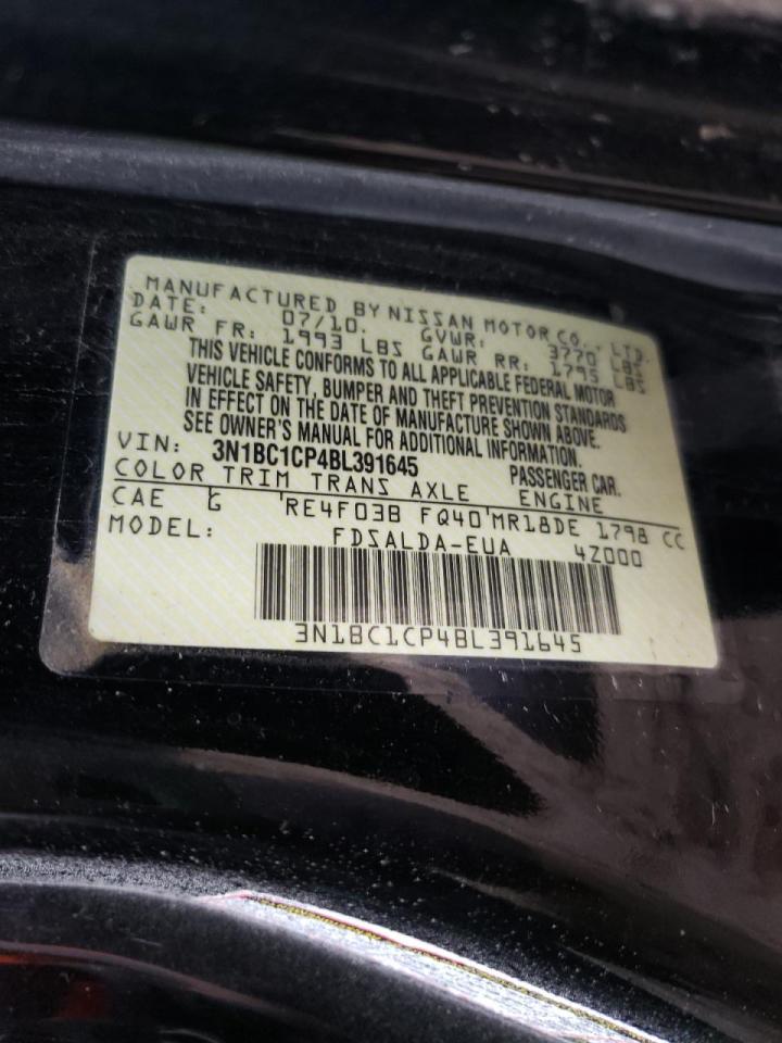 Photo 10 from auction – 2011 NISSAN VERSA S with VIN 3N1BC1CP4BL391645