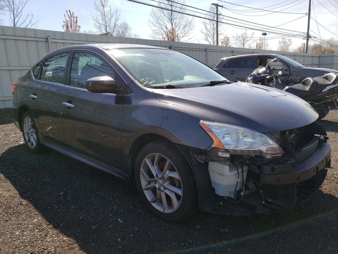 NISSAN SENTRA S 2013 with VIN 3N1AB7AP0DL746009 - Photo from auction