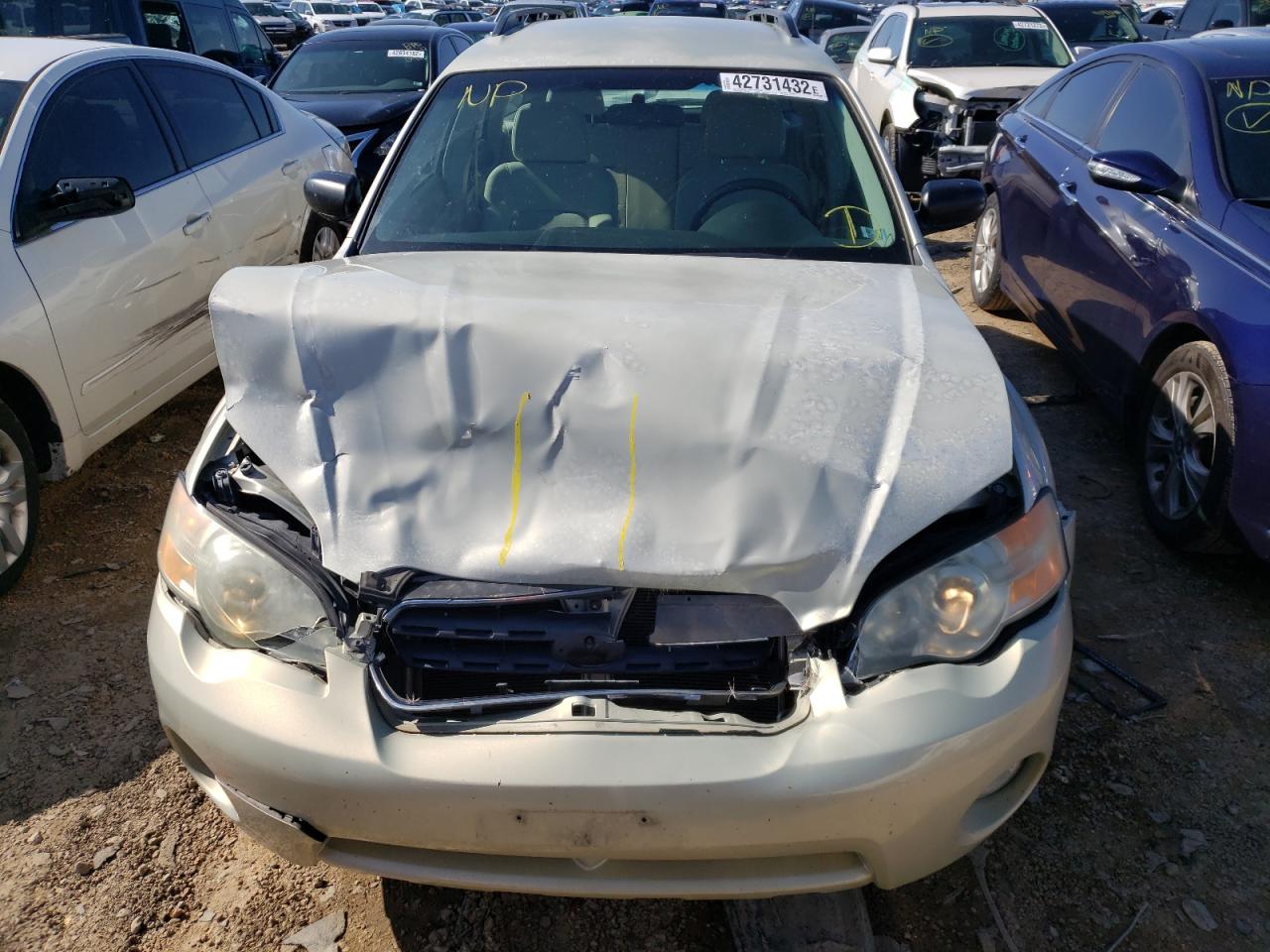 Photo 7 from auction – 2007 SUBARU LEGACY OUT with VIN 4S4BP61C377304369