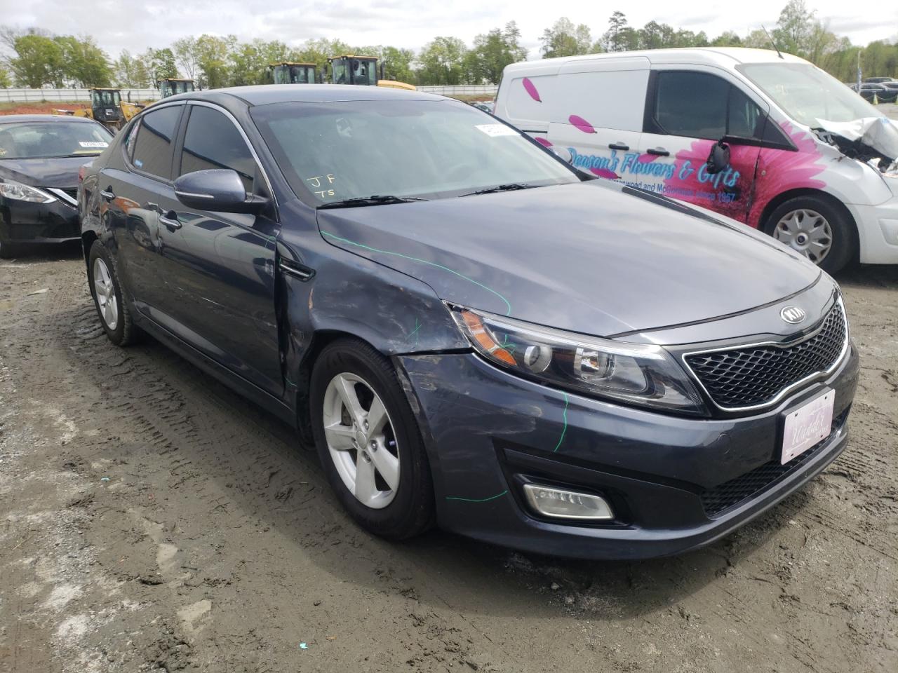 KIA OPTIMA LX 2015 with VIN KNAGM4A75F5607378 - Photo from auction