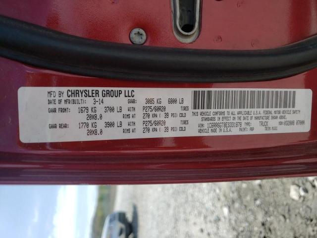 Photo 10 from auction – 2014 RAM 1500 SLT with VIN 1C6RR6GT8ES331878