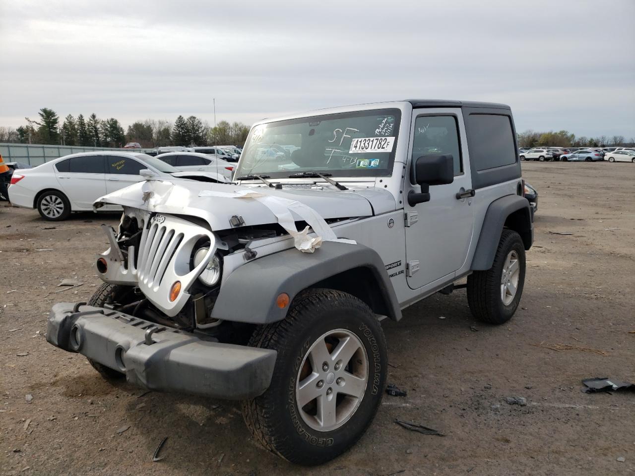 Photo 2 from auction – 2012 JEEP WRANGLER S with VIN 1C4AJWAG0CL253368
