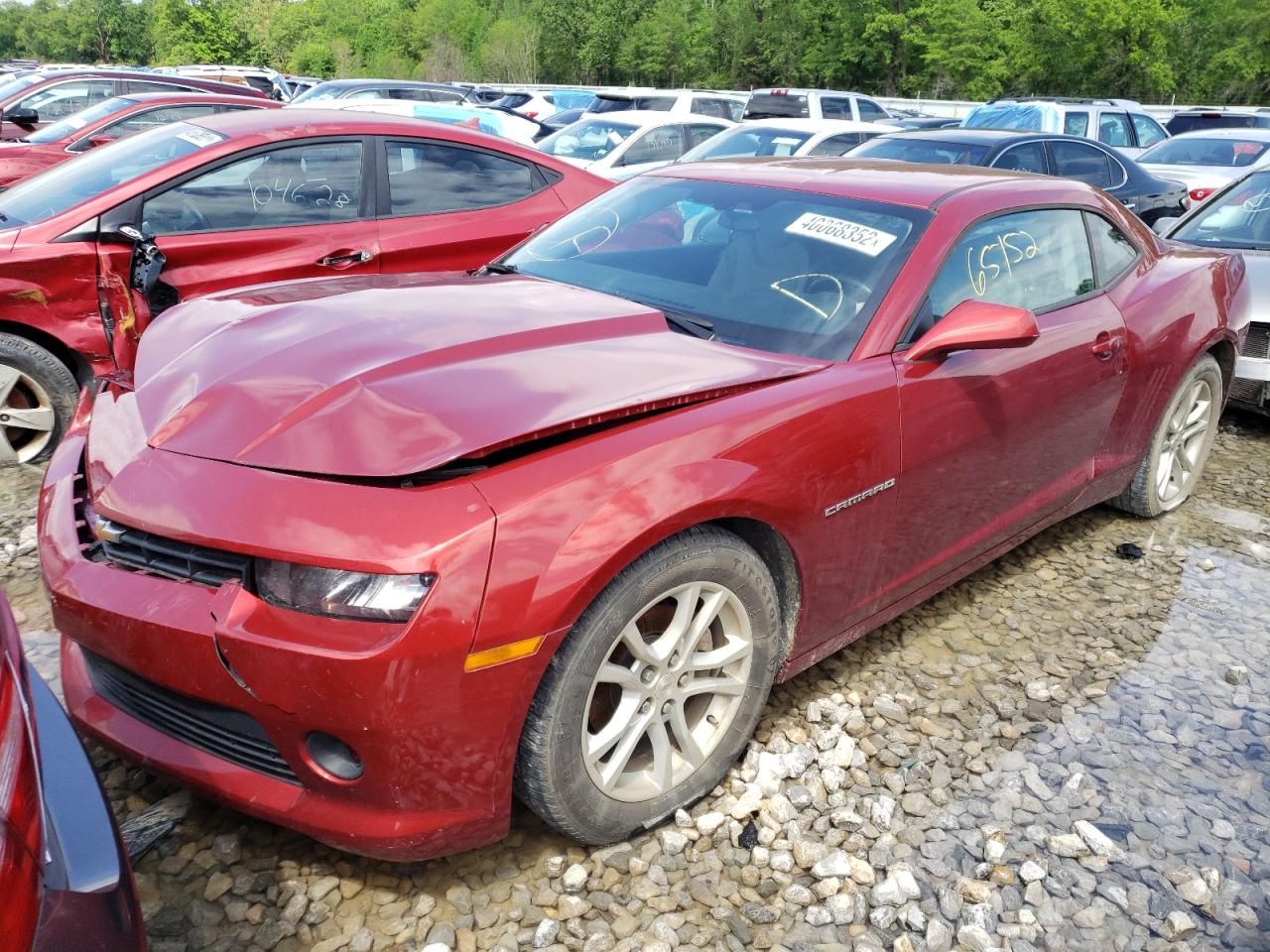 Photo 2 from auction – 2015 CHEVROLET CAMARO LT with VIN 2G1FD1E31F9307529
