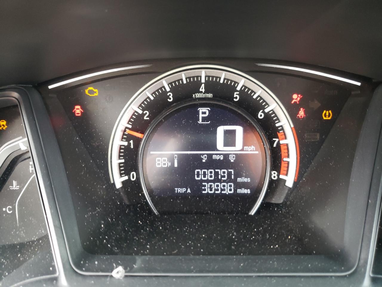 Photo 8 from auction – 2016 HONDA CIVIC LX with VIN 19XFC2F59GE089441