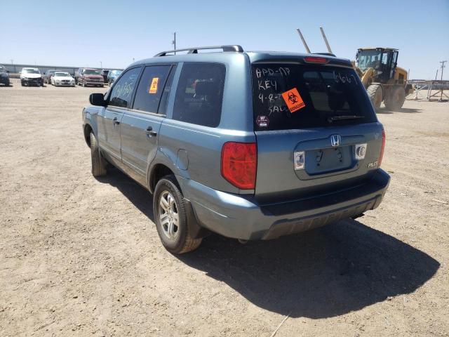 Photo 3 from auction – 2005 HONDA PILOT EXL with VIN 5FNYF18535B036667