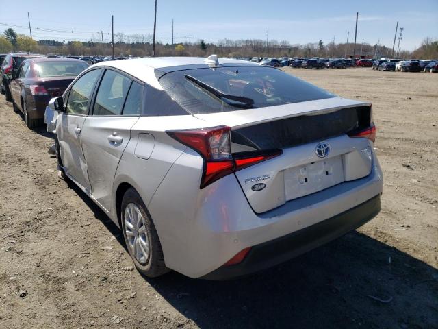 Photo 3 from auction – 2019 TOYOTA PRIUS with VIN JTDKARFU7K3098224
