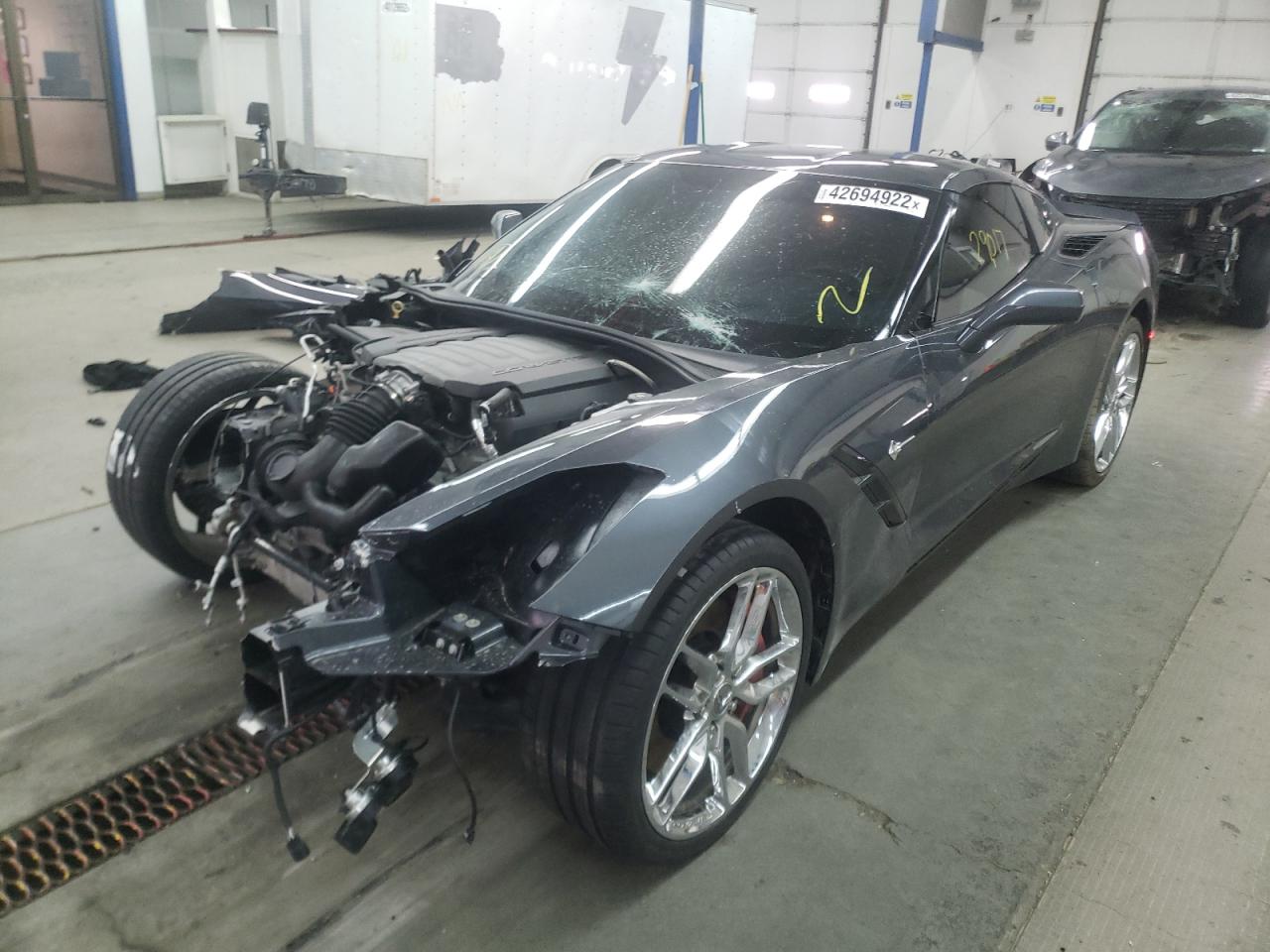 Photo 2 from auction – 2014 CHEVROLET CORVETTE S with VIN 1G1YK2D72E5103777