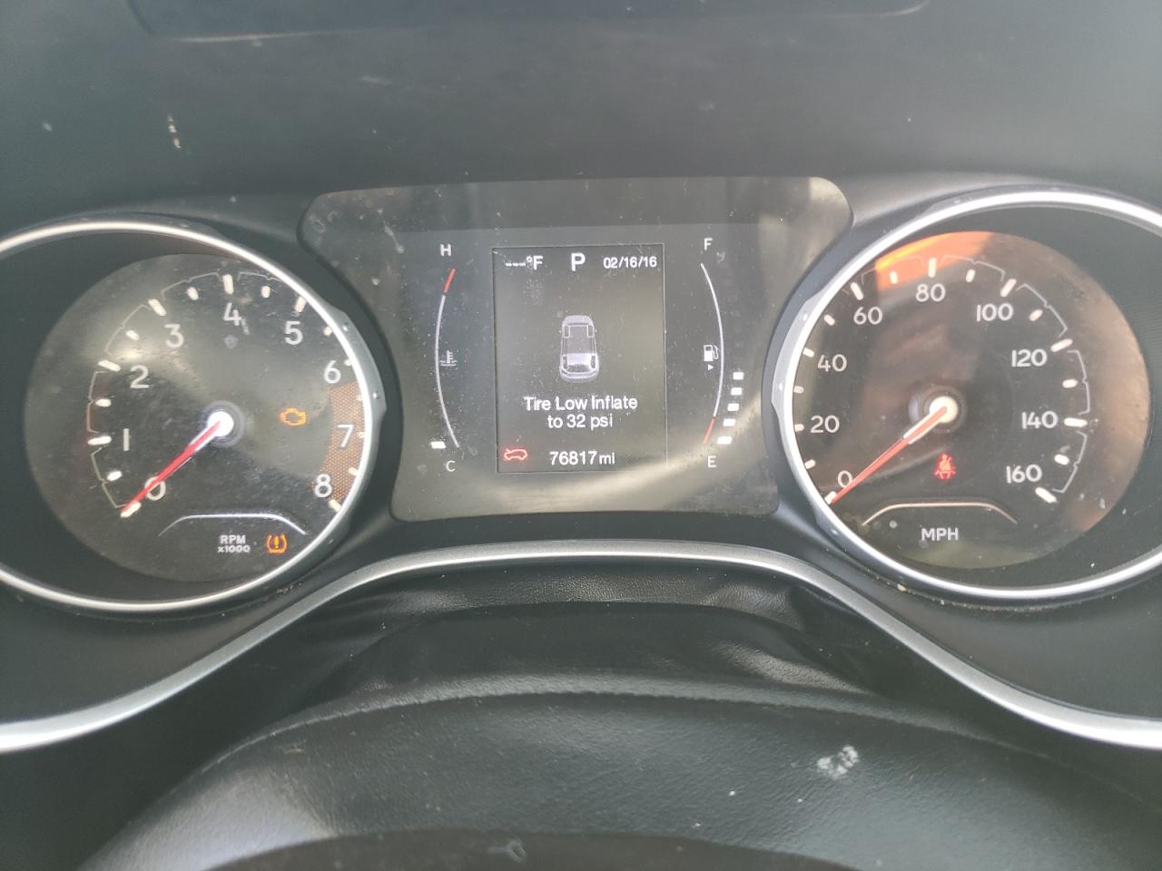 Photo 8 from auction – 2018 JEEP COMPASS SP with VIN 3C4NJCAB3JT214974