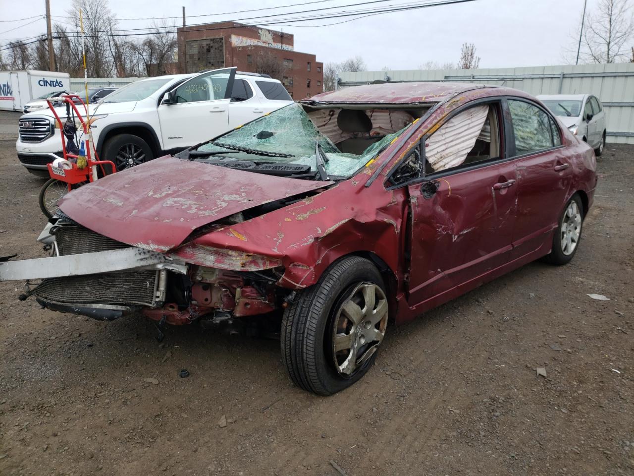 Photo 2 from auction – 2011 HONDA CIVIC LX with VIN 2HGFA1F50BH518836